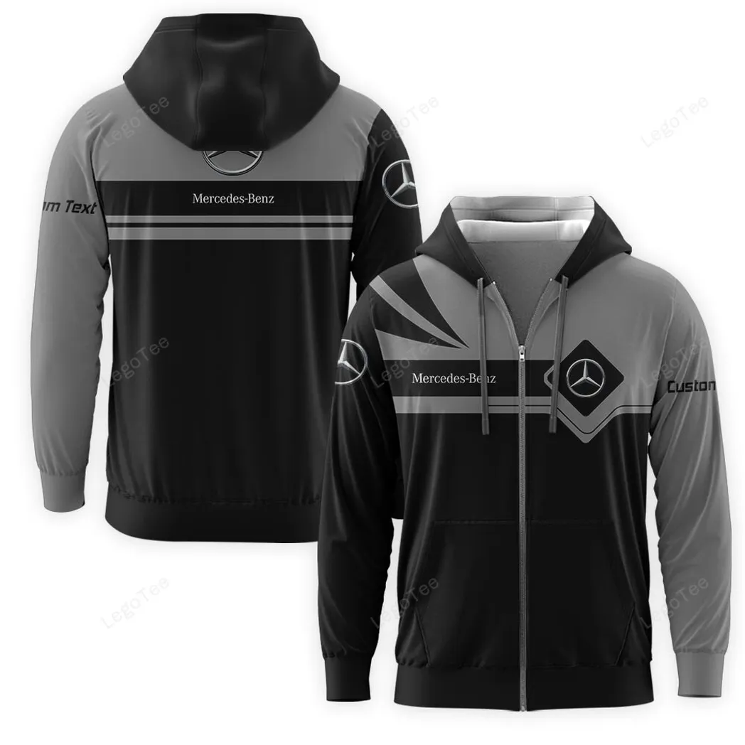 mercedes benz zipper hoodie gift for mercedes benz lovers gift for him husband boyfriend car9803032548 nwn0d