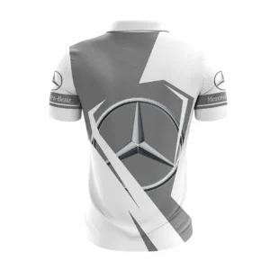 mercedes benz zipper polo shirt for men gift for mercedes benz fan car68022125889 ymgje