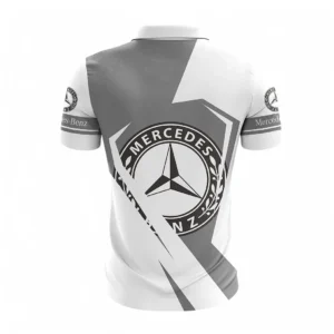 mercedes benz zipper polo shirt for men gift for mercedes benz fan car68022125939 hct4n