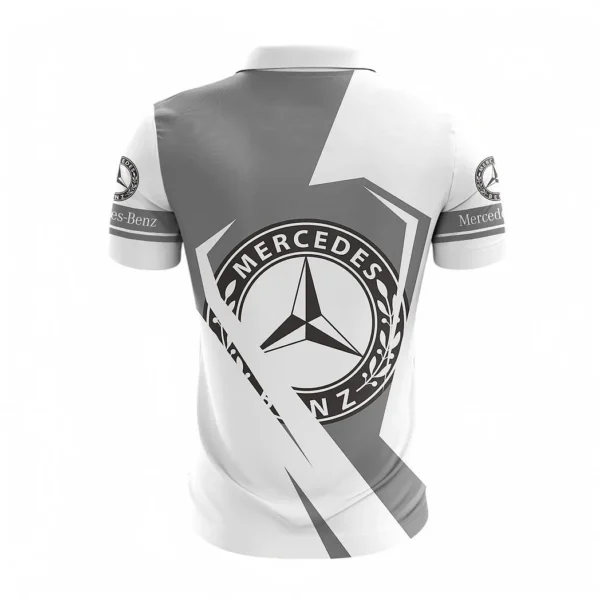 mercedes benz zipper polo shirt for men gift for mercedes benz fan car68022125939 hct4n