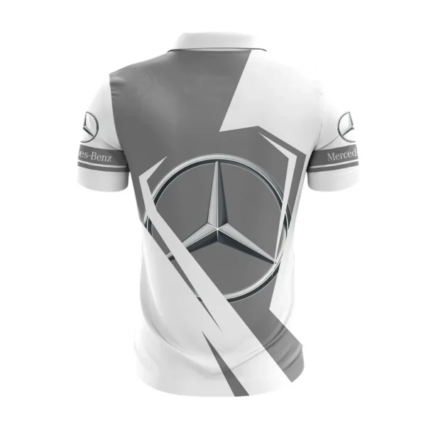 mercedes benz zipper polo shirt gift for mercedes benz lovers gift for him husband boyfriend car3202122539 5wy2q