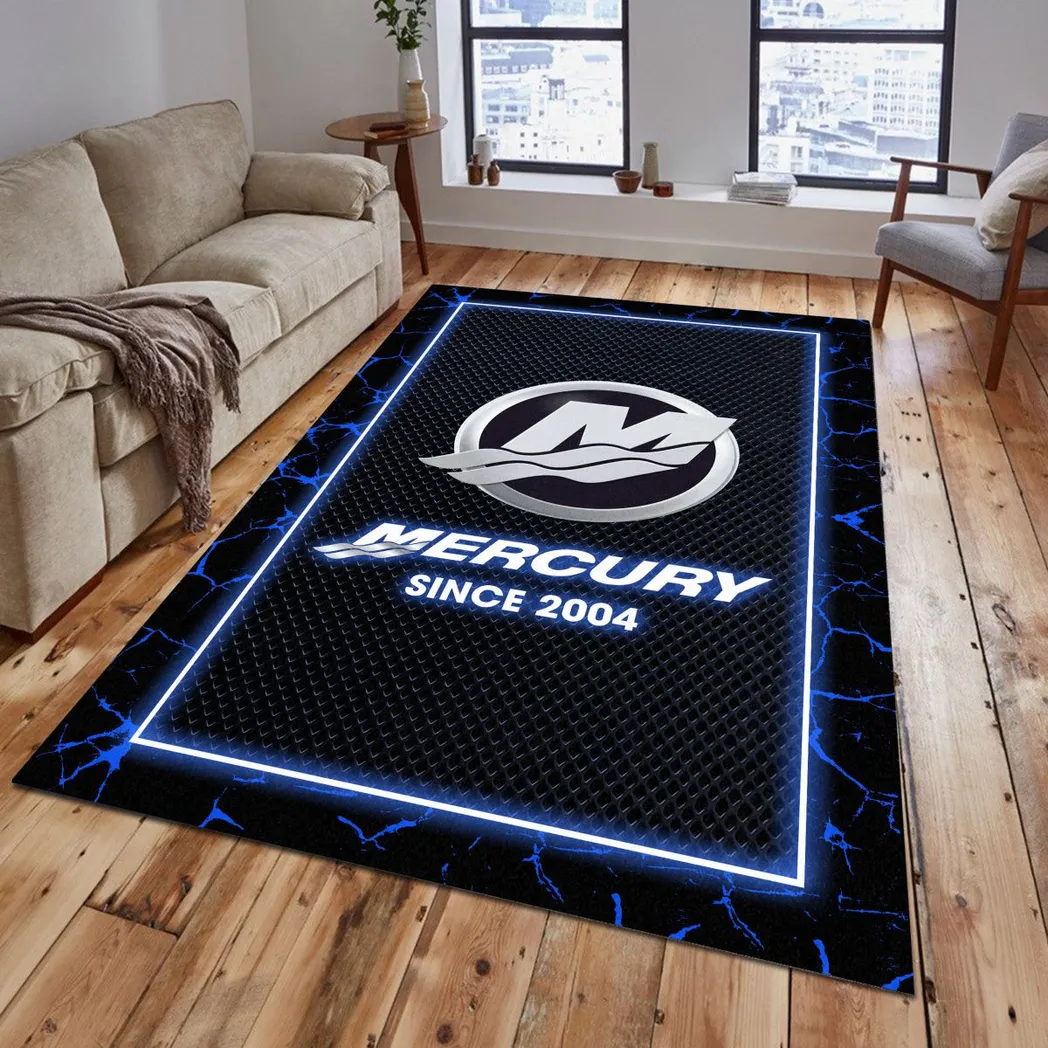 mercury marine rug gift for mercury marine lovers gift for him husband boyfriend car5202192554 blue sw7gi