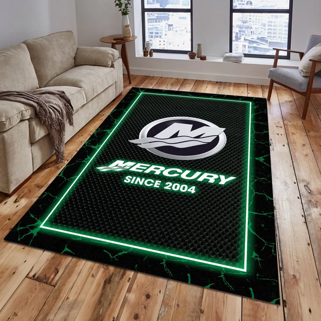 mercury marine rug gift for mercury marine lovers gift for him husband boyfriend car5202192554 green tseb3