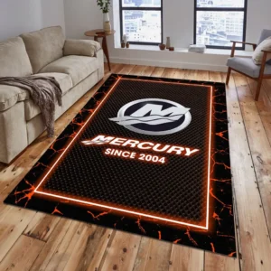 Mercury Marine Rug, All Over Print Carpet For Mercury Marine Lovers CAR5202192554 - Orange