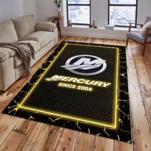 Mercury Marine Rug, All Over Print Carpet For Mercury Marine Lovers CAR5202192554 - Yellow