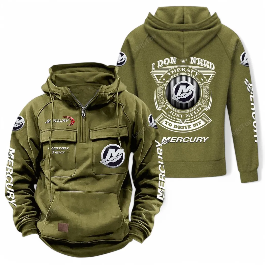 mercury marine tactical quarter zip hoodie car106021525064 gifts for men him husband boyfriend army green 1o3zz