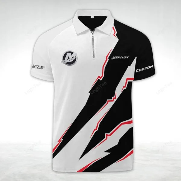 mercury marine zipper polo shirt gift for mercury marine lovers gift for gift for him husband boyfriend car128021025071 thf2w
