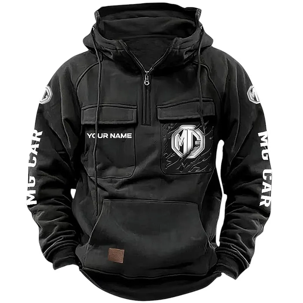 mg automobile automobile hoodie tactical quarter zip gift for mg automobile automobile lovers car164022425183 black zqtje
