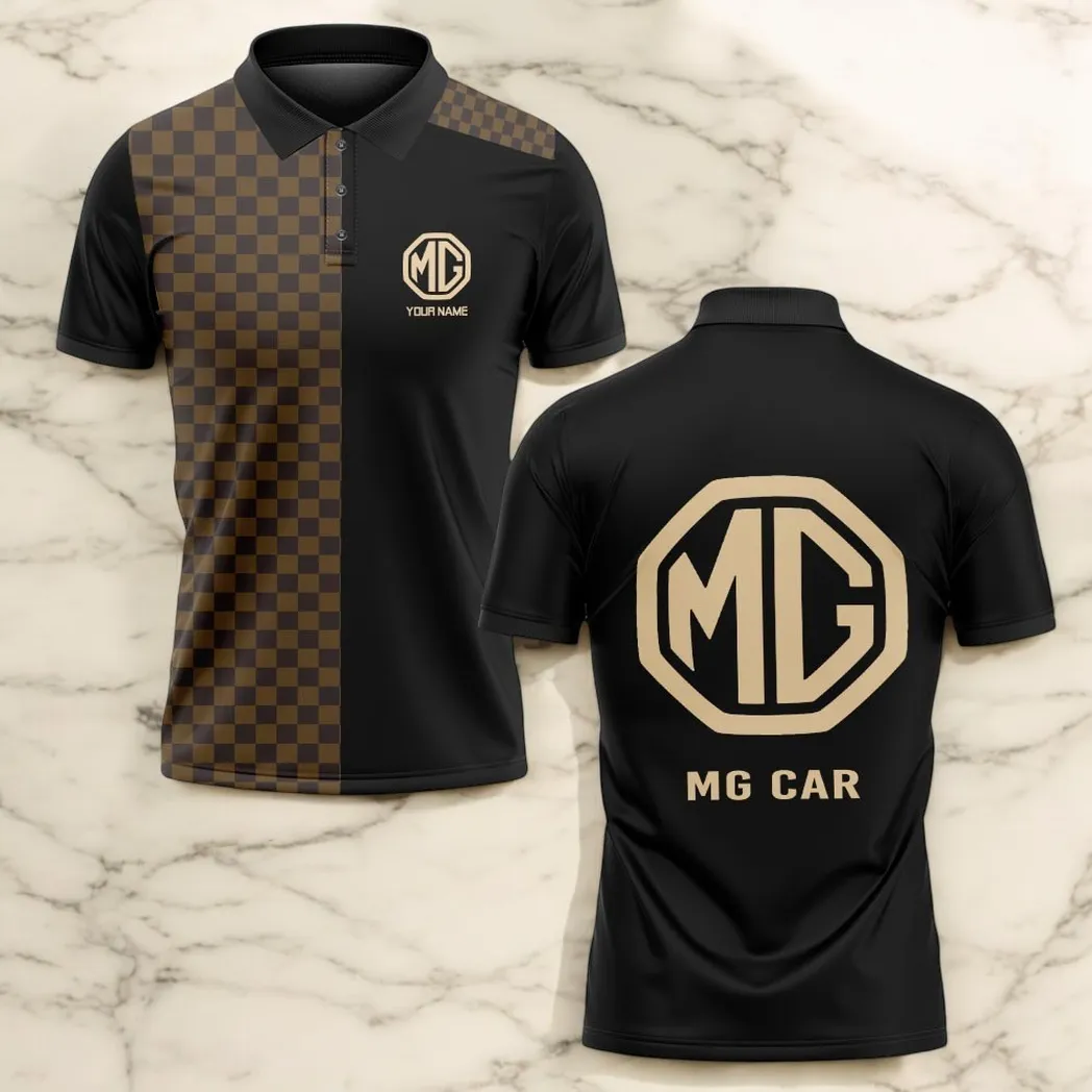 mg automobile polo shirt lv style gift for mg automobile lovers car176022525939