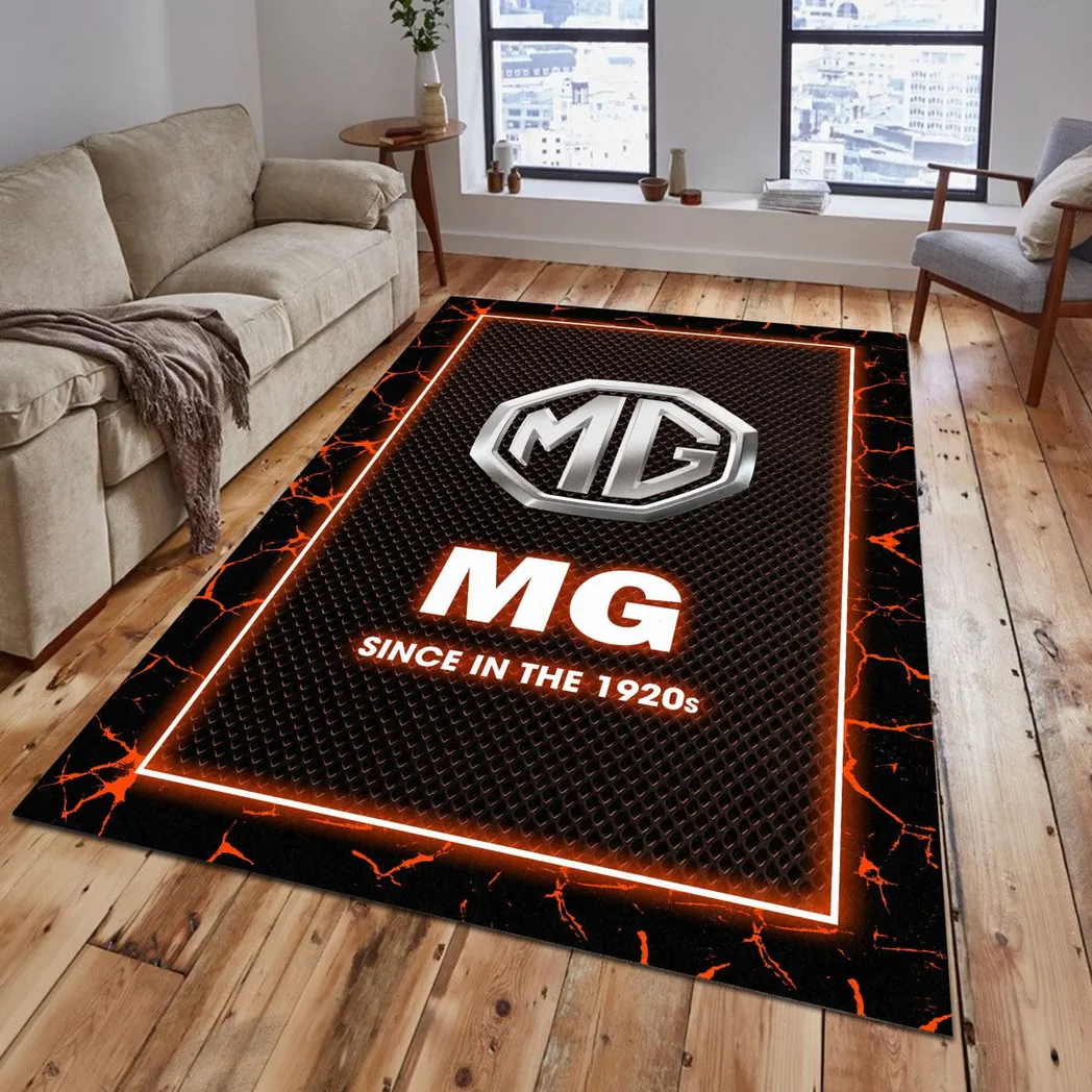 mg car rug gift for mg car lovers gift for him husband boyfriend car5202192555 orange opbkj