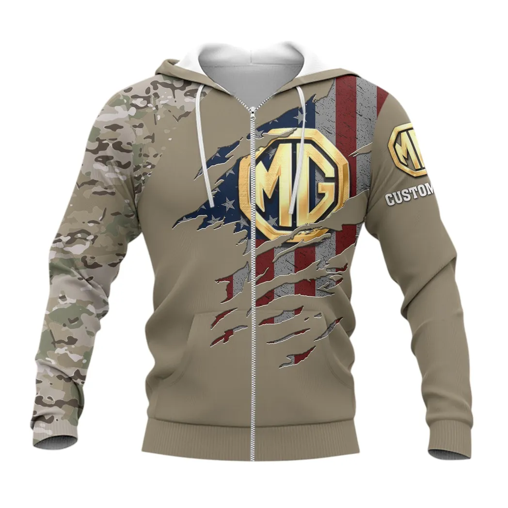 mg car zipper hoodie gift for mg car lovers gift for him husband boyfriend car46021725071 3 y6euu