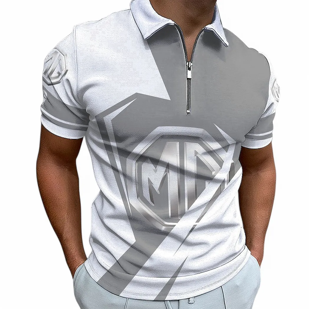 mg cars zipper polo shirt for men gift for mg cars fan car68022125903 nvqnc