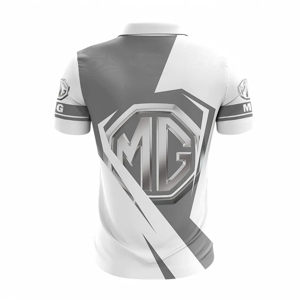 mg cars zipper polo shirt for men gift for mg cars fan car68022125903 qjlri