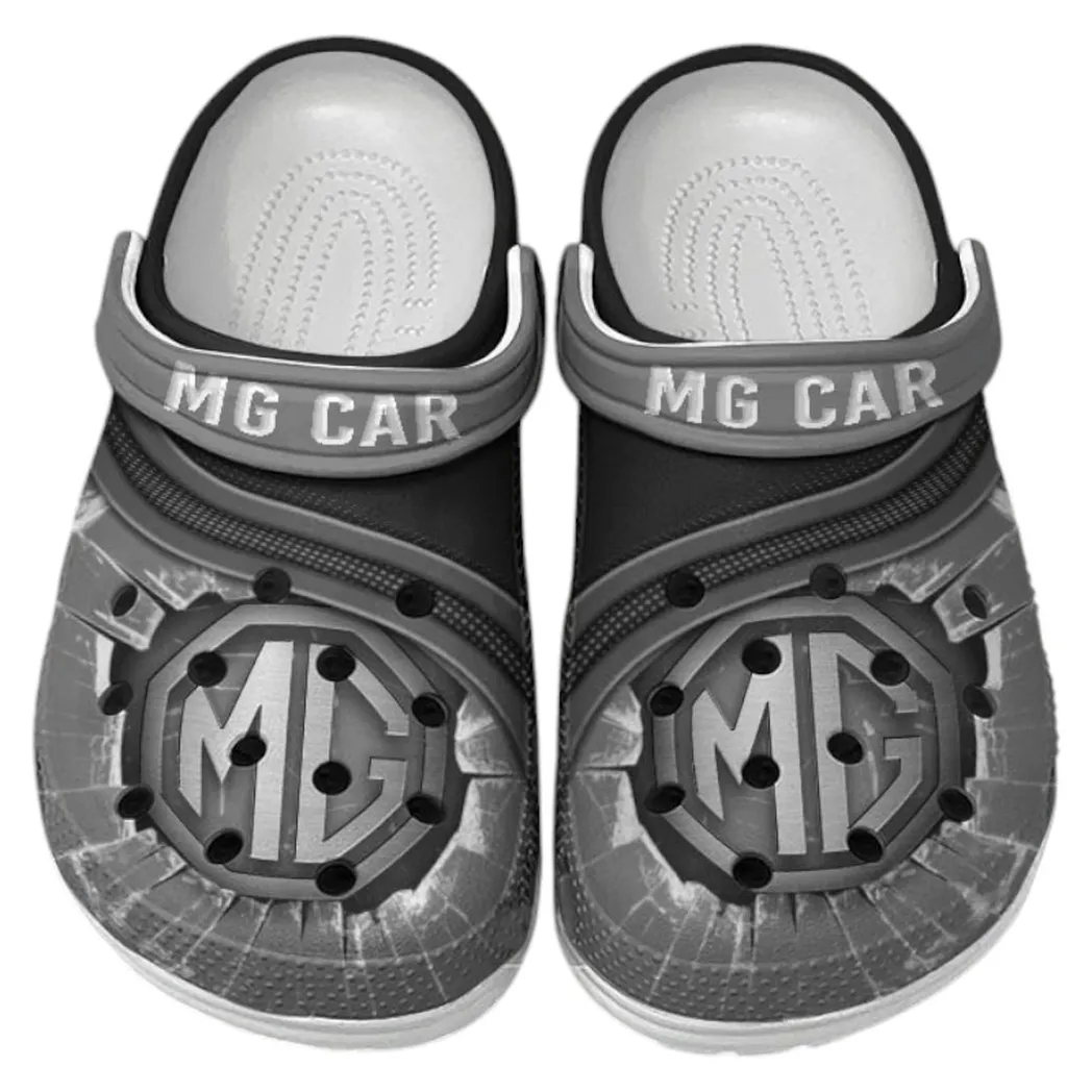 MG Crocs Clogs Men Women, Gift For MG Fan CAR188032025165 - Gray