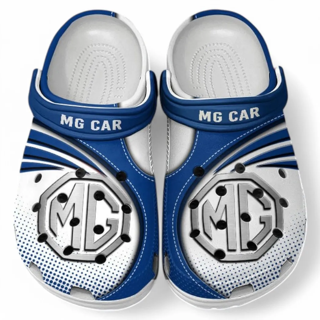 MG Crocs Sandals For Men Women, Gift For MG Fan CAR181031525719 - Blue