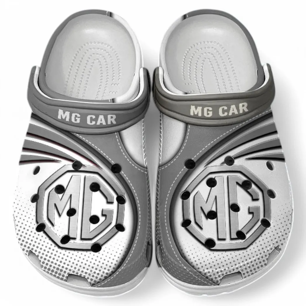MG Crocs Sandals For Men Women, Gift For MG Fan CAR181031525719 - Gray
