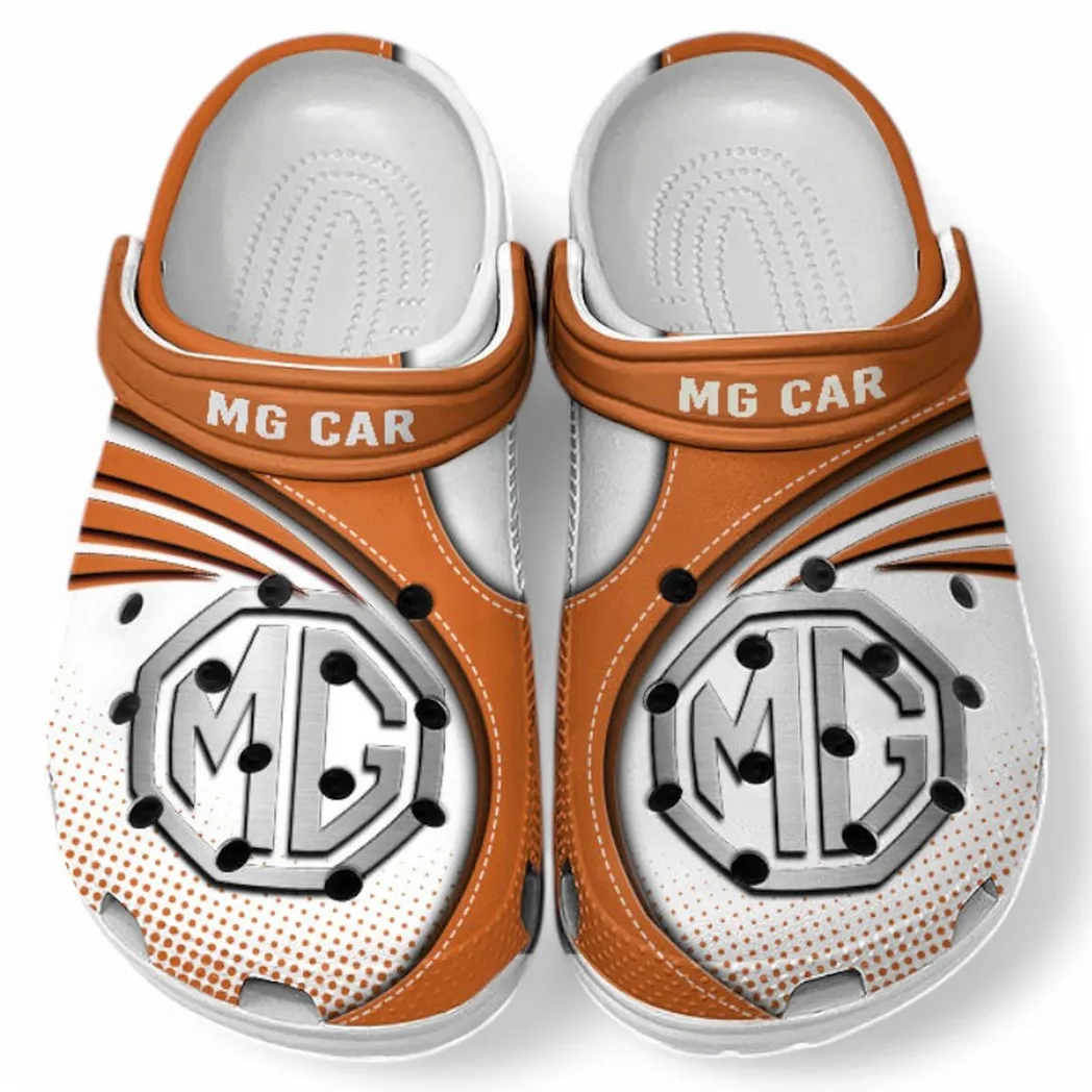 MG Crocs Sandals For Men Women, Gift For MG Fan CAR181031525719 - Orange