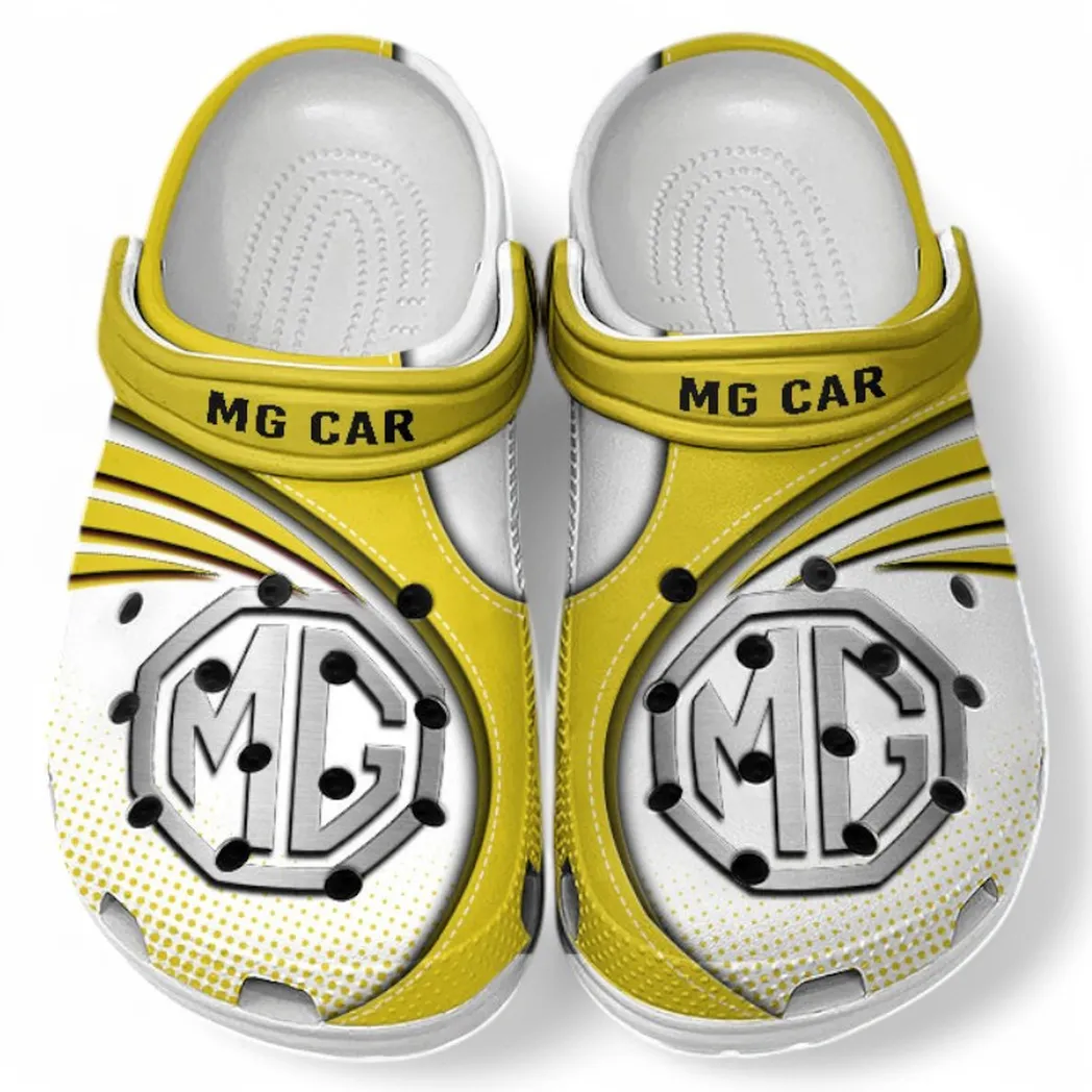 MG Crocs Sandals For Men Women, Gift For MG Fan CAR181031525719 - Yellow
