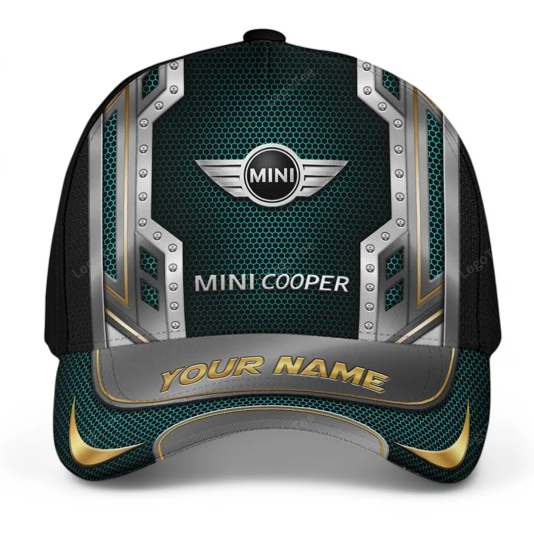 Mini Cooper Classic Cap, Gift For Mini Cooper Lovers, Gift For Him, Husband, Boyfriend CAR99031025166 - Cyan