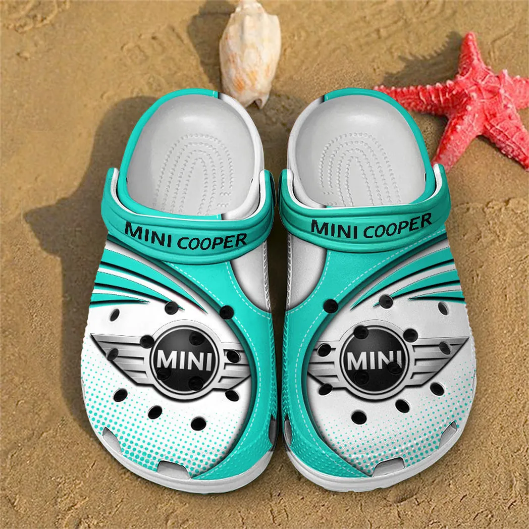 mini cooper crocs sandals for men women gift for mini cooper fan car181031525738 cyan 7zddf