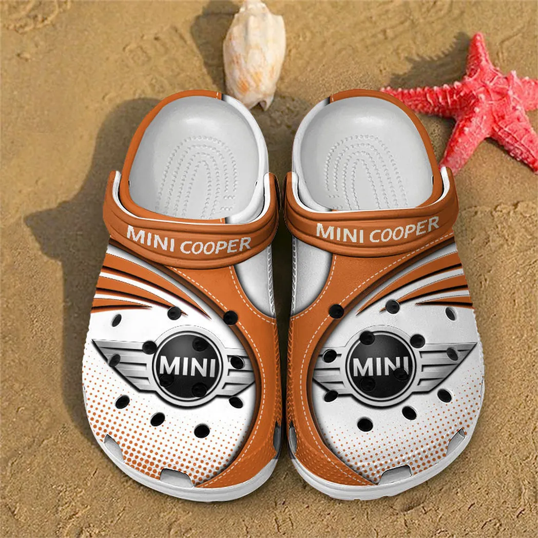 mini cooper crocs sandals for men women gift for mini cooper fan car181031525738 orange cd7gp