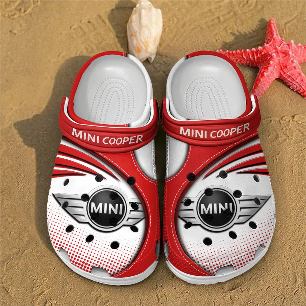 mini cooper crocs sandals for men women gift for mini cooper fan car181031525738 red