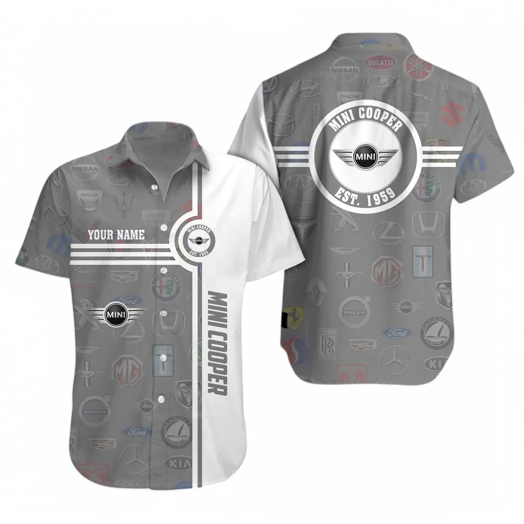 mini cooper hawaiian shirt for men all logo gift for mini cooper fan car174022525055 pso0o
