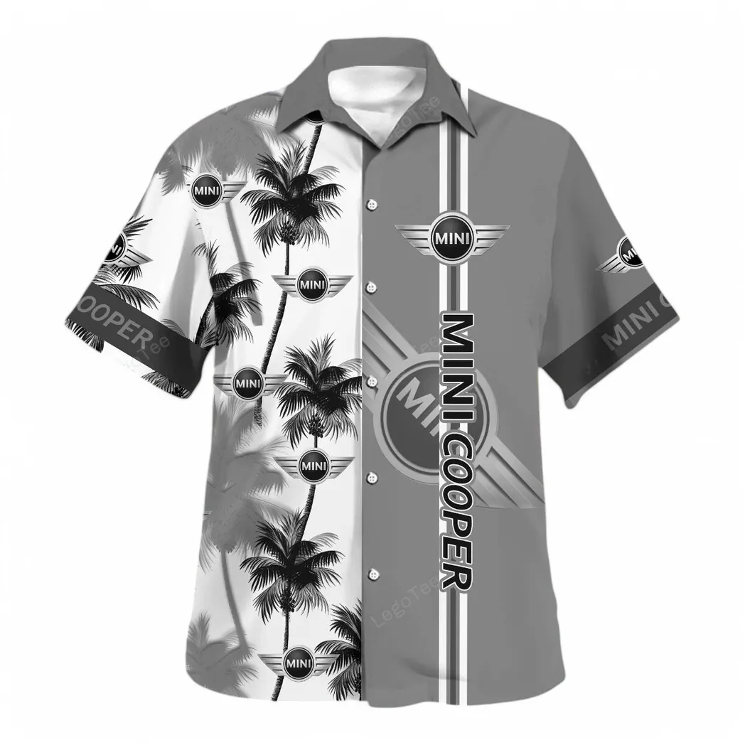 mini cooper hawaiian shirt for men gift for mini cooper lovers gift for him husband boyfriend car143021125031 acbzc