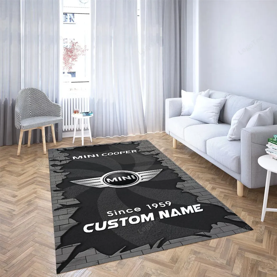 mini cooper rug gift for mini cooper lovers gift for him husband boyfriend car133021225692 kqnpj