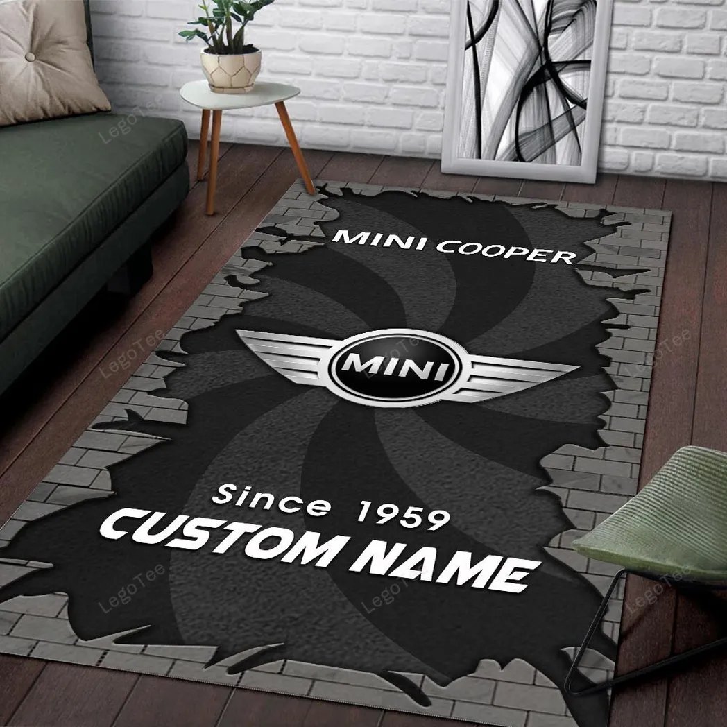 mini cooper rug gift for mini cooper lovers gift for him husband boyfriend car133021225692 m2gqq