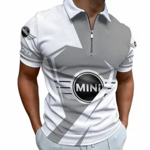 mini cooper zipper polo shirt for men gift for mini cooper fan car68022125957 cax9f