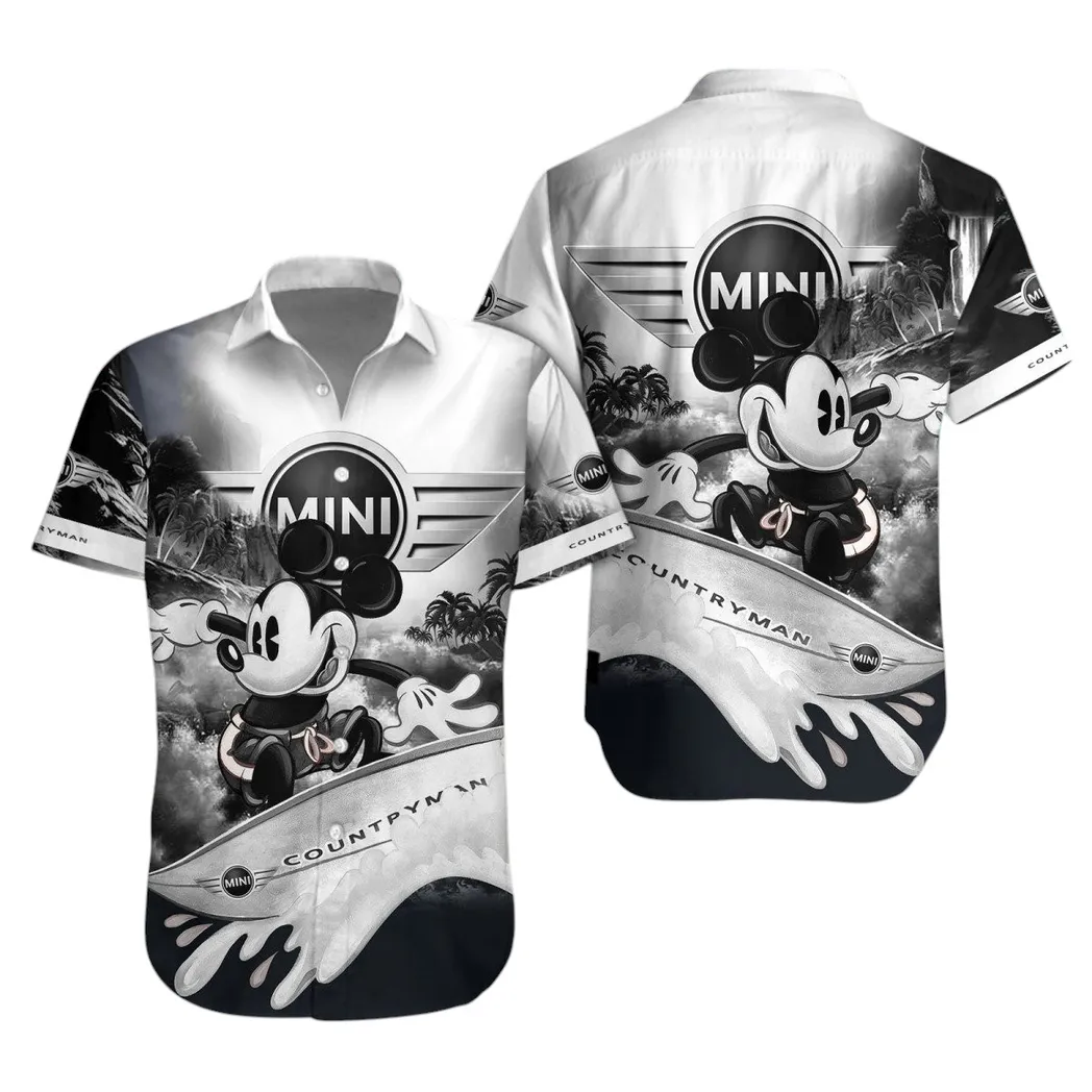 mini countryman hawaiian shirt for men gift for mini countryman lovers gift for him husband boyfriend car53030625083 vcrnq