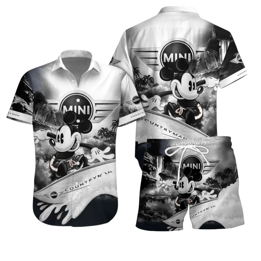 mini countryman hawaiian shirt set gift for mini countryman lovers gift for him husband boyfriend car53030625083 e9irn