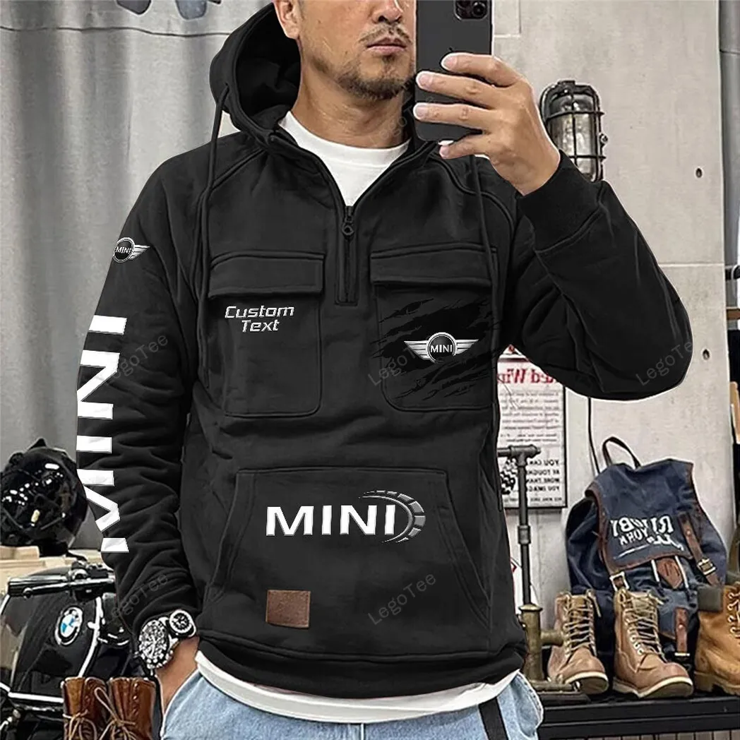 mini tactical quarter zip hoodie gift for mini lovers gift for him husband boyfriend black car122021425077 2 7znio