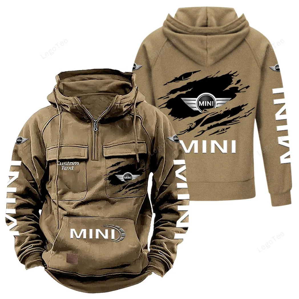 mini tactical quarter zip hoodie gift for mini lovers gift for him husband boyfriend khaki car122021425077 4 ndanl