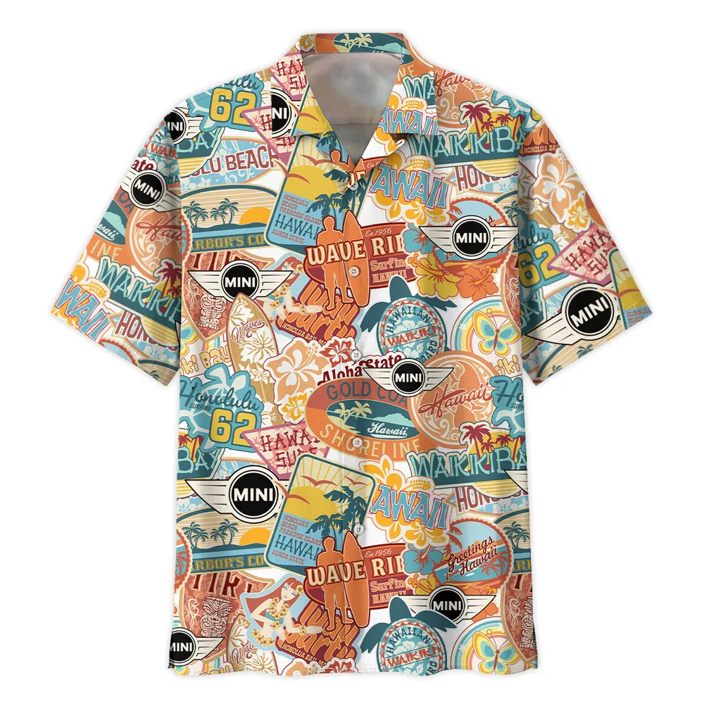 Mini Vintage Hawaiian Shirts For Men, Gift For Mini Fan CAR202031225370