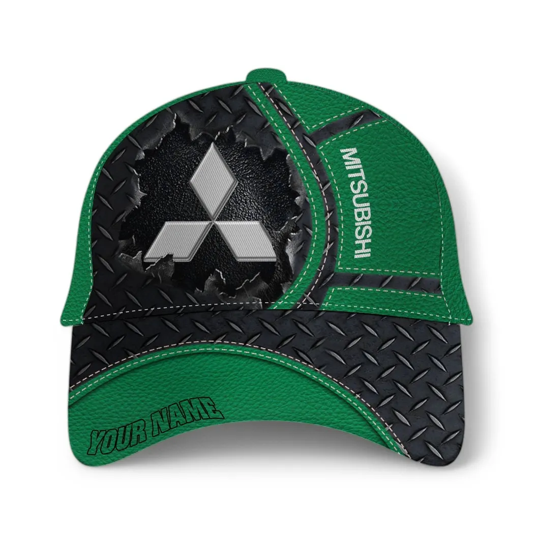 mitsubishi classic cap gift for mitsubishi lovers gift for him husband boyfriend green car49021825054 4 feknn