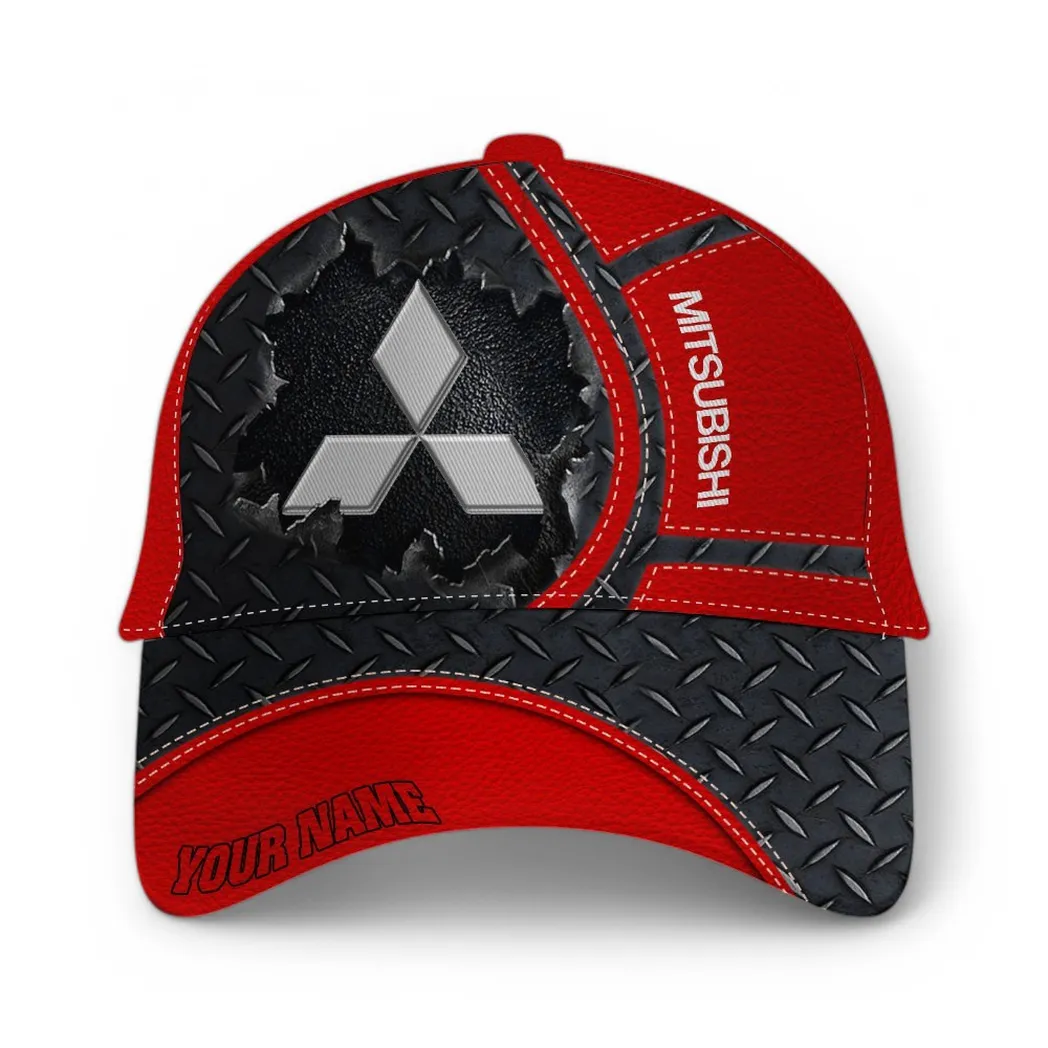 Mitsubishi Classic Cap, Gift For Mitsubishi Lovers, Gift For Him, Husband, Boyfriend - Red CAR49021825054-6