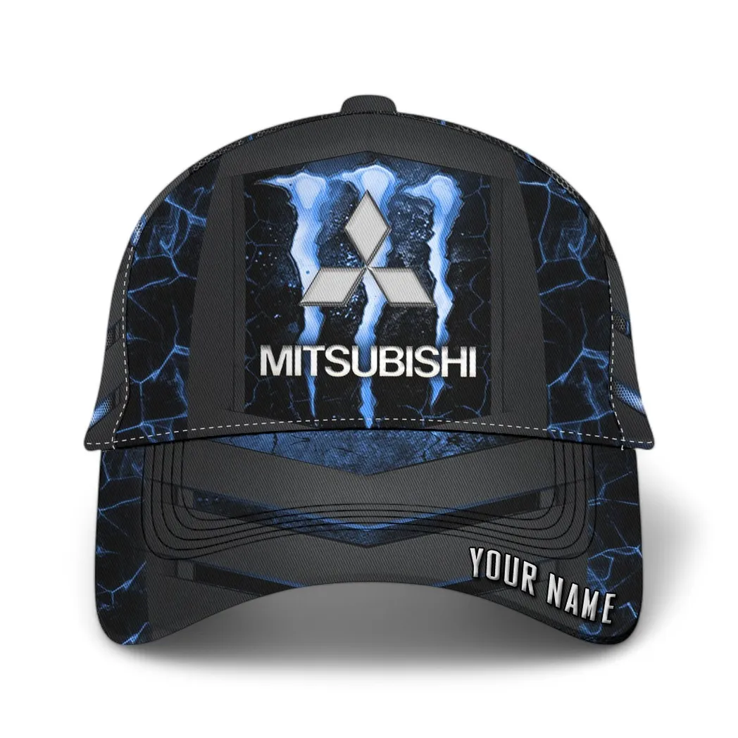 Mitsubishi Classic Cap, Gift For Mitsubishi Lovers, Gift For Him, Husband, Boyfriend CAR6502202512 - Blue