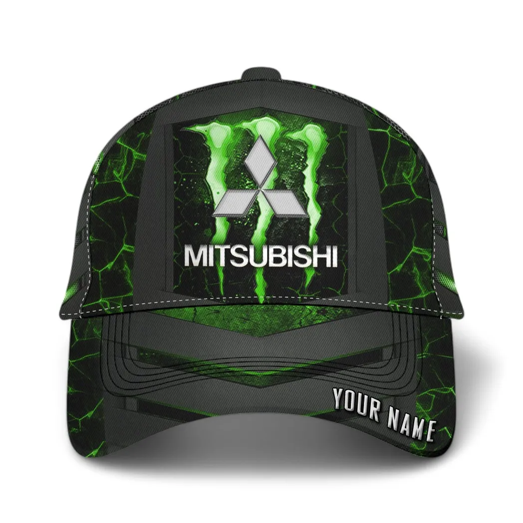 Mitsubishi Classic Cap, Gift For Mitsubishi Lovers, Gift For Him, Husband, Boyfriend CAR6502202512 - Green