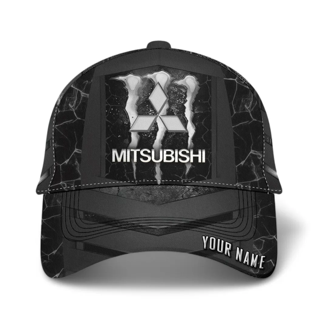 Mitsubishi Classic Cap, Gift For Mitsubishi Lovers, Gift For Him, Husband, Boyfriend CAR6502202512 - Grey