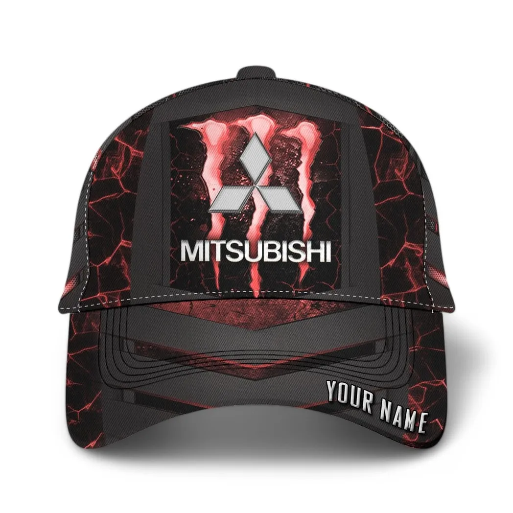 mitsubishi classic cap gift for mitsubishi lovers gift for him husband boyfriend car6502202512 red qbqkl