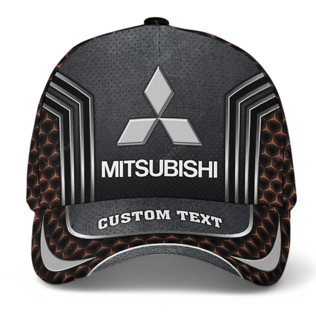 mitsubishi classic cap gift for mitsubishi lovers gift for him husband boyfriend car99031025227 orange zrbdi
