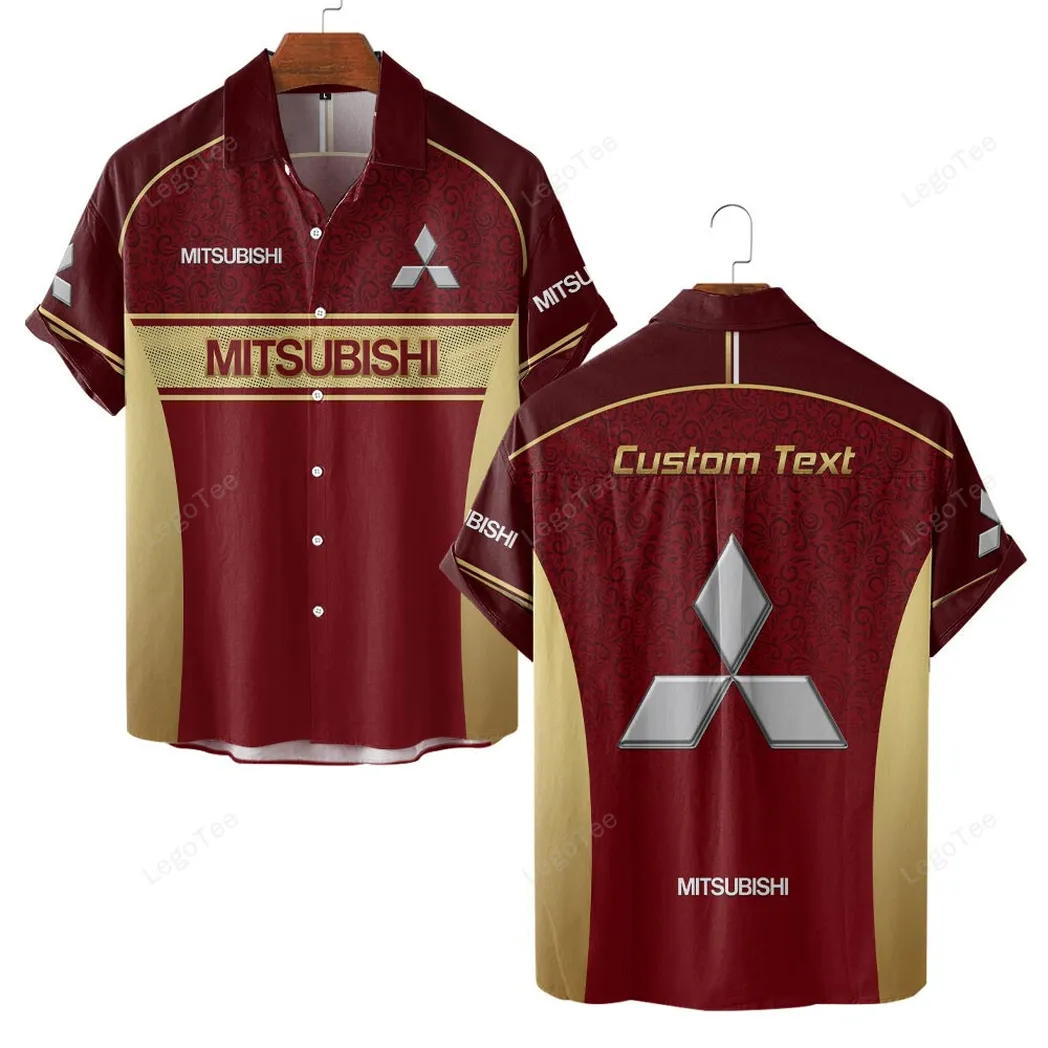 mitsubishi custom hawaiian shirts for men gift for mitsubishi lovers gift for him husband boyfriend car137021325913 3 1nlln