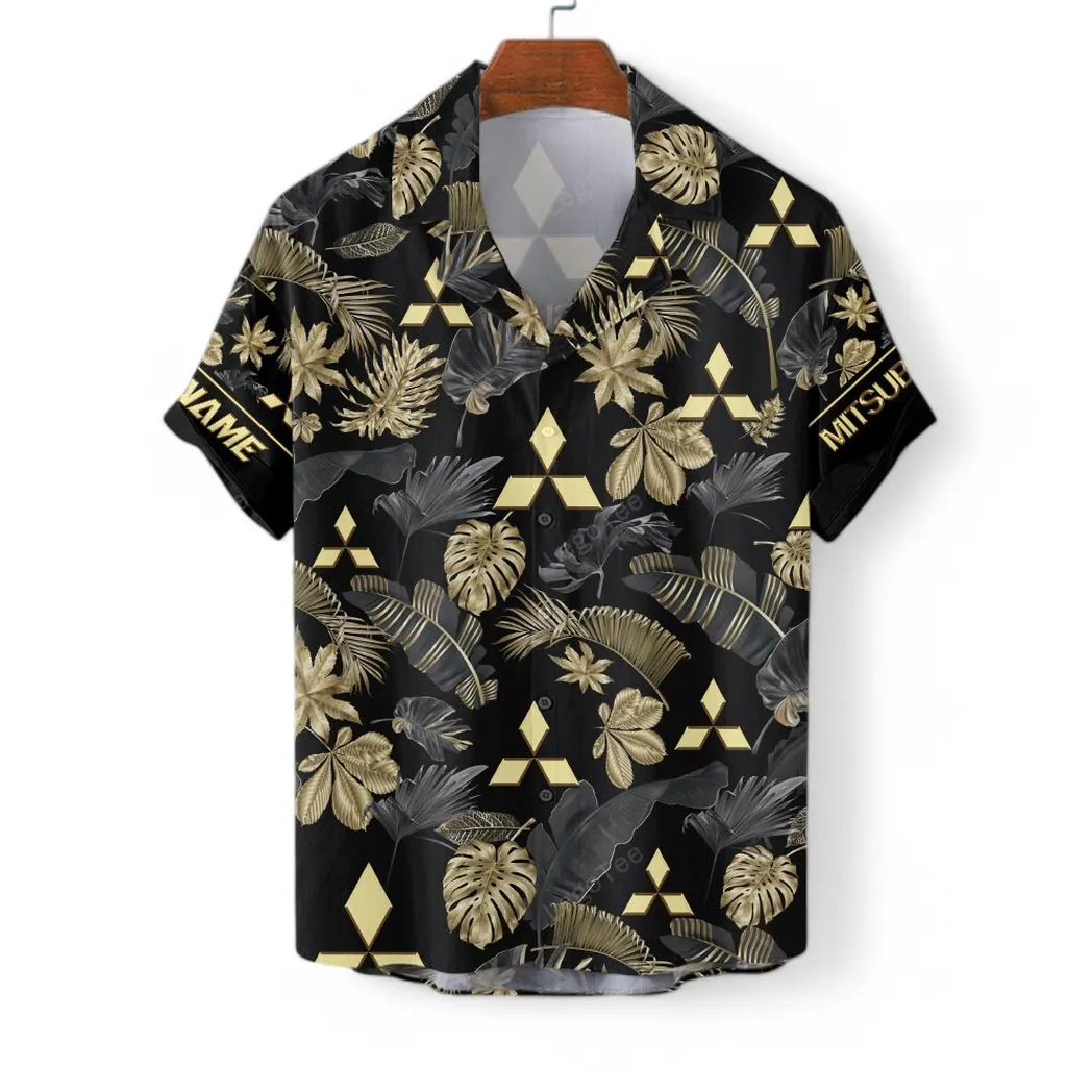 mitsubishi hawaiian shirt set for men gift for mitsubishi lovers gift for him husband boyfriend car139021125142 1 y22qw