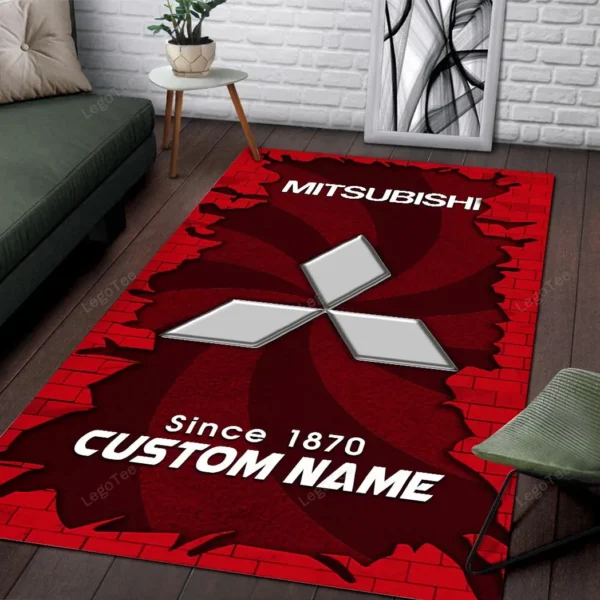 mitsubishi rug gift for mitsubishi lovers gift for him husband boyfriend car133021225639 nd8qg
