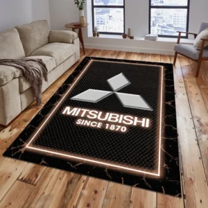 Mitsubishi Rug, All Over Print Carpet For Mitsubishi Lovers CAR5202192558 - Brown