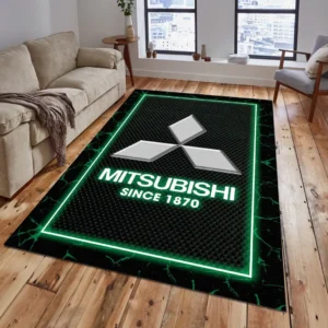 Mitsubishi Rug, All Over Print Carpet For Mitsubishi Lovers CAR5202192558 - Green