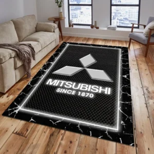 mitsubishi rug gift for mitsubishi lovers gift for him husband boyfriend car5202192558 grey isuxh
