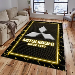 Mitsubishi Rug, All Over Print Carpet For Mitsubishi Lovers CAR5202192558 - Yellow